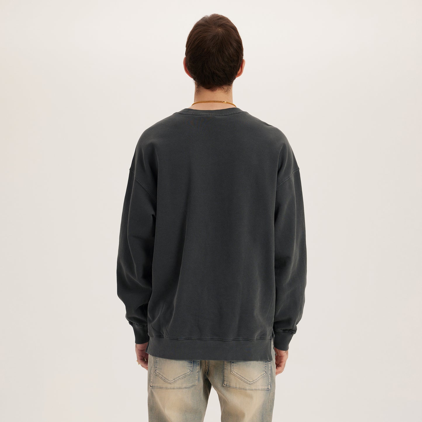 Bird Machine Merch - Unisex Oversized Faded Sweatshirt (Eclipse Gray)